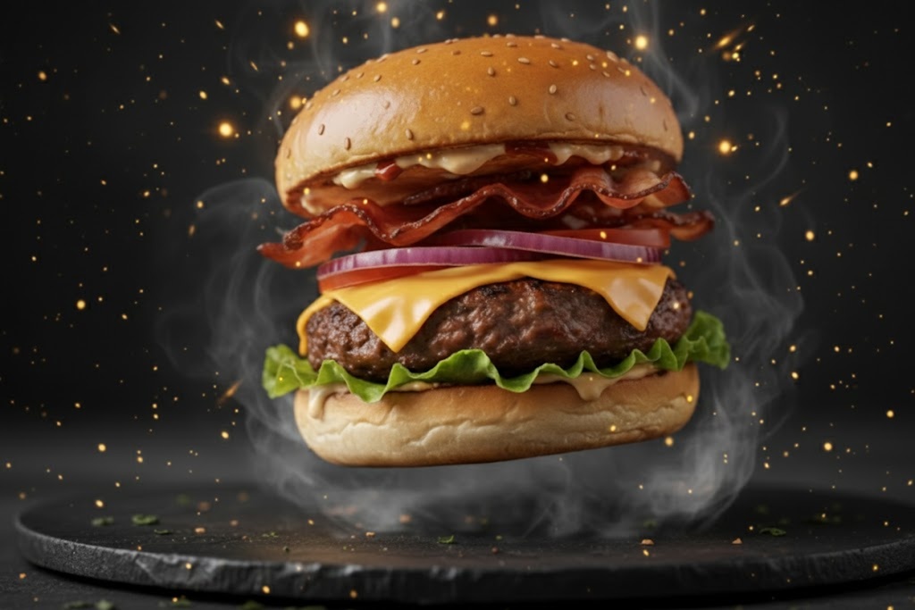 Urban Craft Burger Background